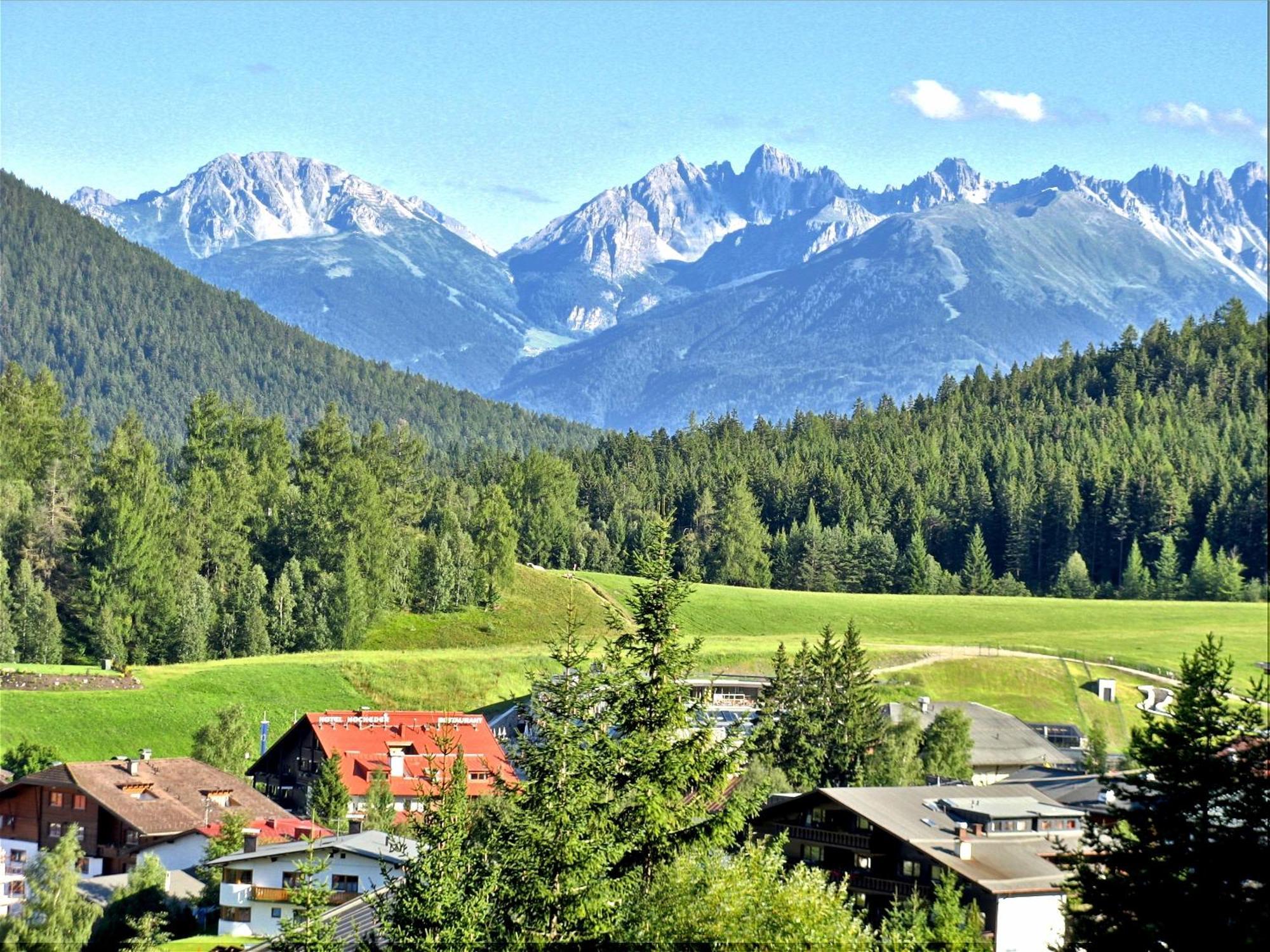 Panorama-Ferienwohnung Isser Seefeld in Tirol Esterno foto